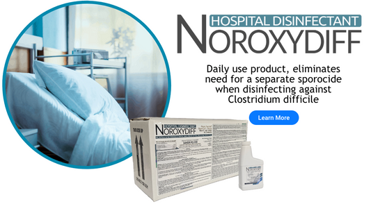 Noroxydiff Concentrated Healthcare Disinfectant - 4 x 4oz Bottles (yields 16 Qts)
