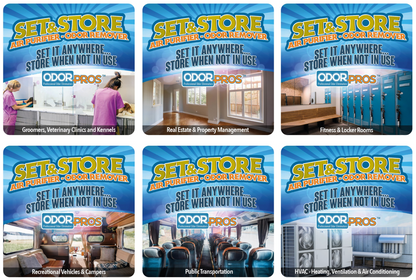 Set & Store Deodorizers & Air Purifiers - 200-gram Kit